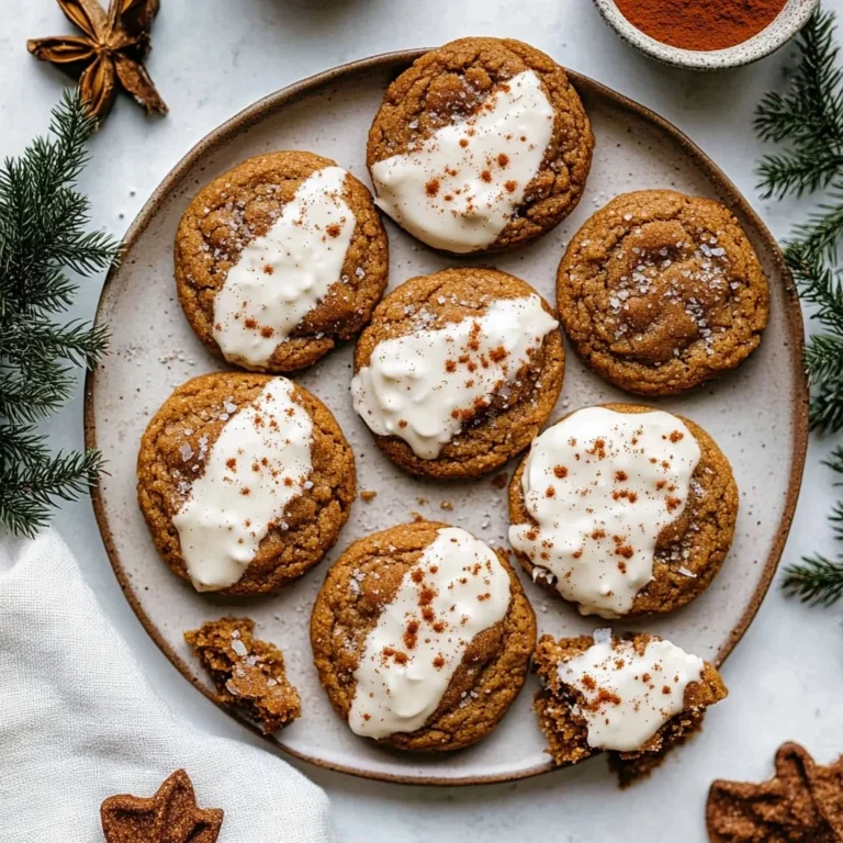 Gingerbread Latte Cookies: Cozy Holiday Treats