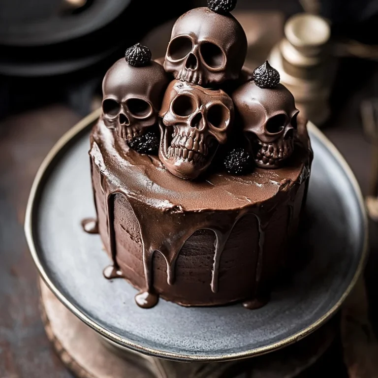 High Altitude Ginger Chocolate Skull Cake for Halloween: …