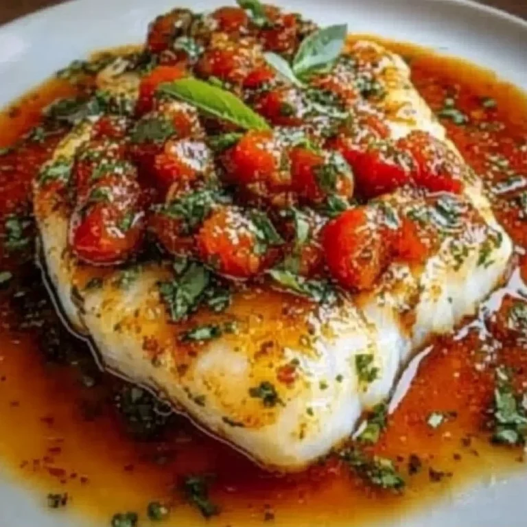 Mediterranean Cod in Tomato Basil Sauce: A Flavor Explosion