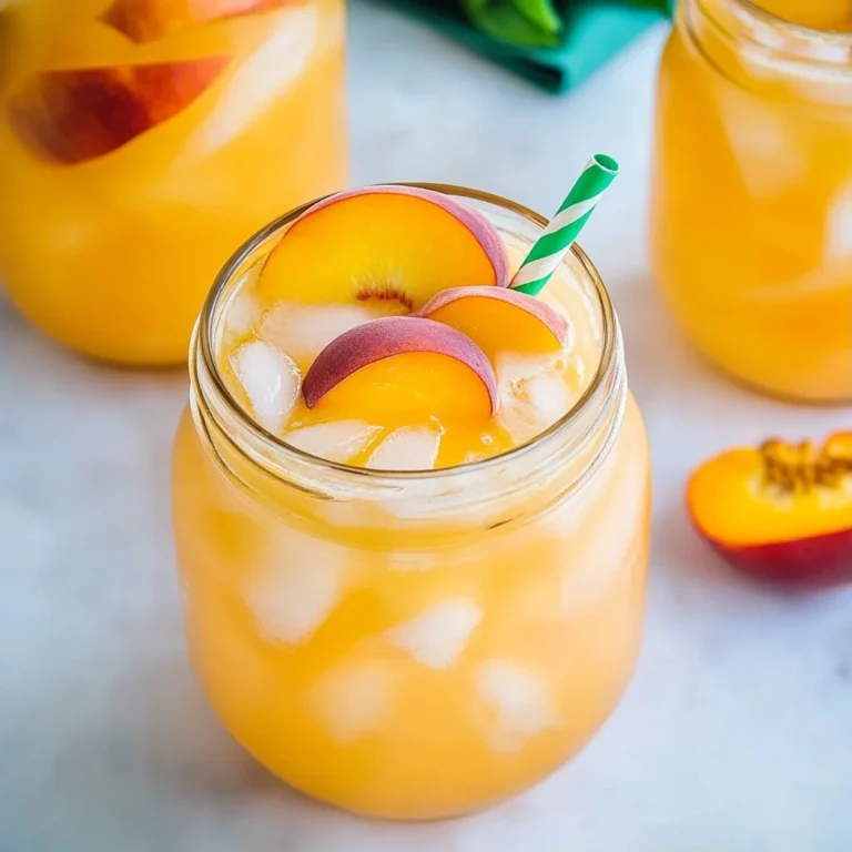 Peach Lemonade: Refreshingly Sweet and Tangy Delight
