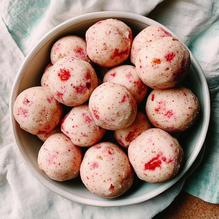 Strawberry Shortcake Energy Bites: Sweet and Satisfying
