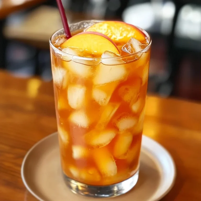 Zaxby’s Peach Tea Recipe: Refreshingly Sweet and Guilt-Free